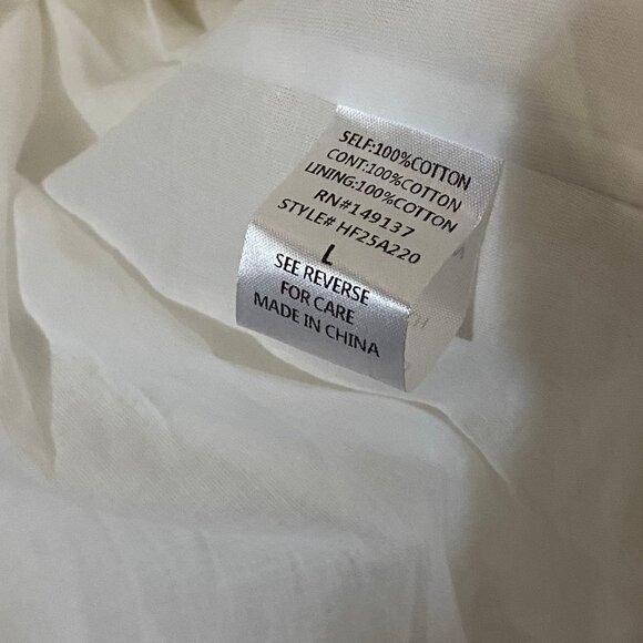 NEW HYFVE Tiered Eyelet Maxi Skirt L - Picture 7 of 16